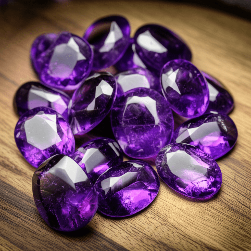 Amethyst Cabochons β Lot C (Premium Bulk)